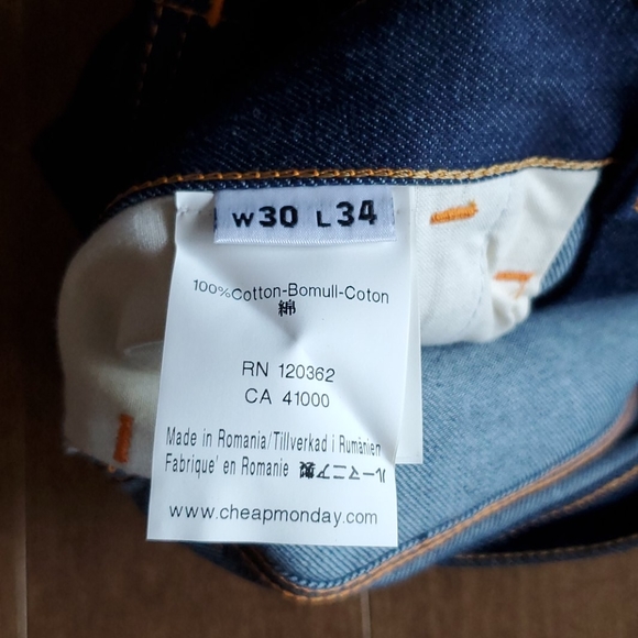 Cheap Monday straight leg jeans - Picture 6 of 7